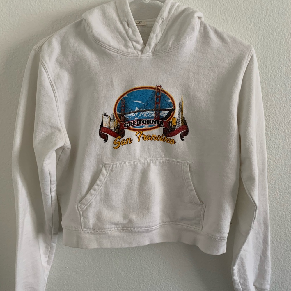 San Francisco cropped hoodie